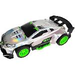 Vehicule Radiocommande Voiture Telecommandee - EXOST - Metal Chrome 1-14 - 15 km-h - 31 -5 cm - argent et vert - des 5 ans