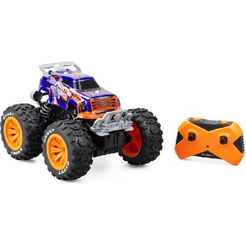 Vehicule Radiocommande Voiture Telecommandee - EXOST - Phantom Force 1-16 - 10 km-h - 28 -5 cm - violet et orange - des 5 ans