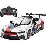 Voiture Telecommandee - TURBO CHALLENGE - BMW M8 GTE - Blanc - 1-18 - Assemblage facile