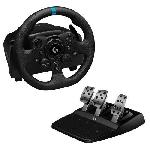 Volant de Course et Pédales gaming - Logitech G923 - pour PS5. PS4 et PC