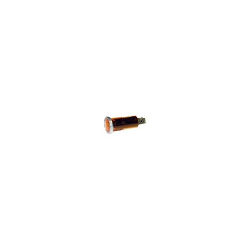 Interrupteur - Actionneur - Pulseur Voyant Lumineux Tubulaire Orange 16.75mm
