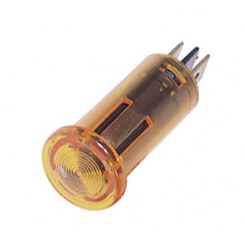 Interrupteur - Actionneur - Pulseur Voyant Lumineux Tubulaire Orange 16mm