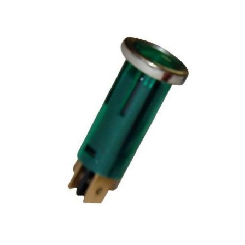 Interrupteur - Actionneur - Pulseur Voyant Lumineux Tubulaire Vert 16.75mm