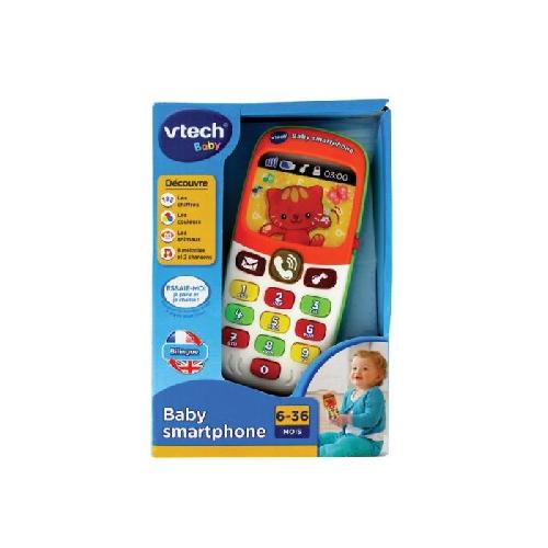 Telephone Jouet Enfant VTECH BABY - Baby Smartphone Bilingue Multicolore