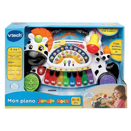 Imitation Instrument Musique VTECH BABY - Jungle Rock - Piano Zebre - Jouet Musical Enfant