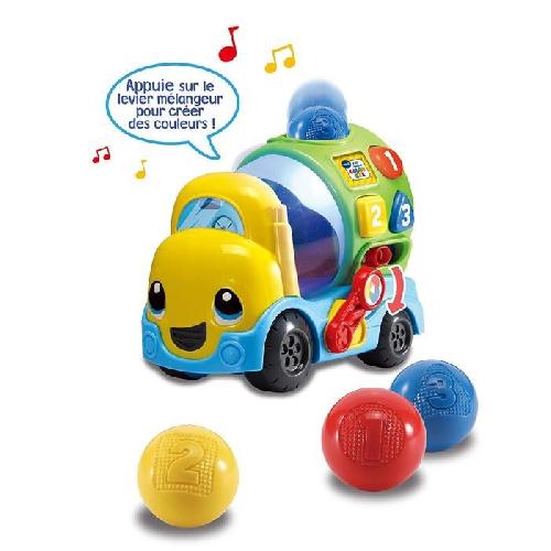 Forme A Trier - Forme A Agencer - Boite A Forme - Pyramide-gigogne VTECH BABY - P'tit Camion Color Mix - Véhicule Interactif - Garçon - 18 mois+ - Orange - Multicolore