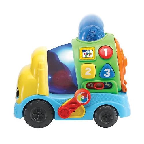 Forme A Trier - Forme A Agencer - Boite A Forme - Pyramide-gigogne VTECH BABY - P'tit Camion Color Mix - Véhicule Interactif - Garçon - 18 mois+ - Orange - Multicolore