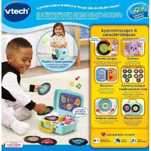 Lecteur Cd - Radio - Boombox VTECH BABY TOURNE-DISQUE