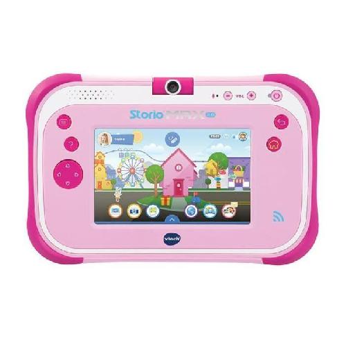 Jeu Pour Console Educative VTECH - Console Storio Max 2.0 5 Rose - Tablette Éducative Enfant