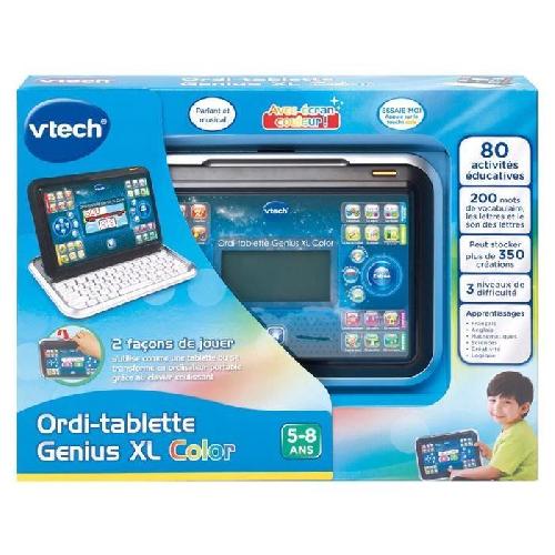 Ordinateur Enfant VTECH - Genius XL Color - Ordi-Tablette Enfant - Noir