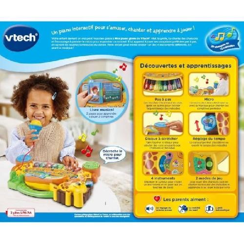 Lecteur Cd - Radio - Boombox VTECH JUNGLE ROCK - MON PIANO GIRAFE