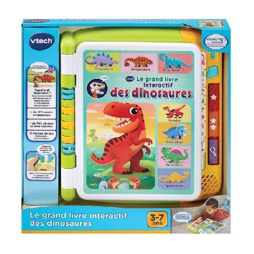 Livre Electronique Enfant - Livre Interactif Enfant VTECH LE GRAND LIVRE INTERACTIF DES DINOSAURES