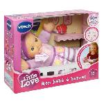 Poupon VTECH - Little Love - Mon Bébé a Bercer - Poupée Interactive Rose - Des 12 mois