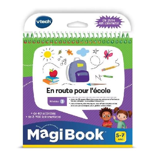 Console Educative VTECH - Livre Interactif Magibook - En Route Pour L'École