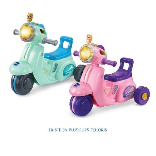 Porteur - Pousseur VTECH PORTEUR SCOOTER INTERACTIF 3 EN 1 ROSE