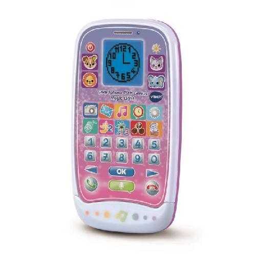 Telephone Jouet Enfant VTECH SMARTPHONE P'TIT GENIUS MAGIC LIGHT ROSE