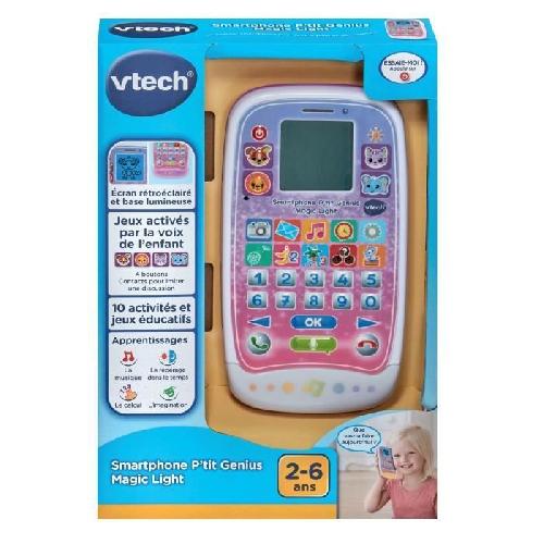 Telephone Jouet Enfant VTECH SMARTPHONE P'TIT GENIUS MAGIC LIGHT ROSE