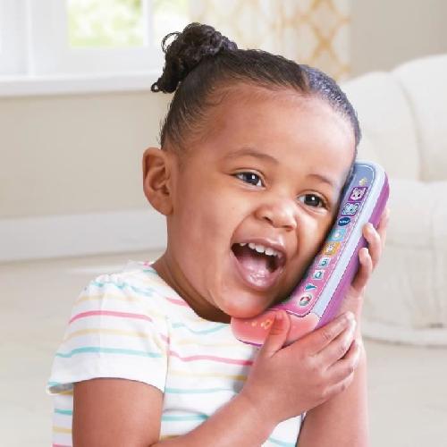 Telephone Jouet Enfant VTECH SMARTPHONE P'TIT GENIUS MAGIC LIGHT ROSE