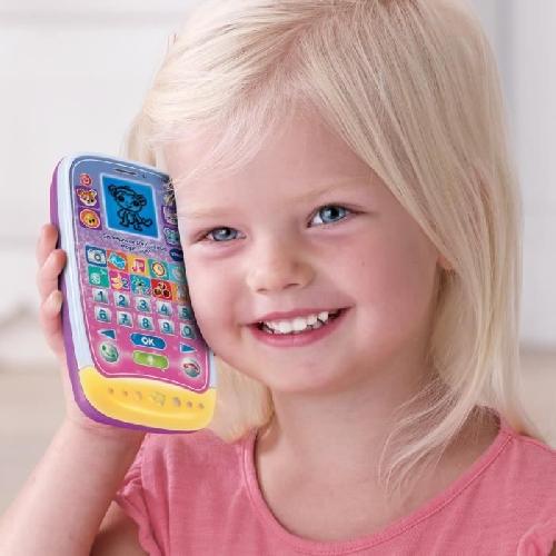 Telephone Jouet Enfant VTECH SMARTPHONE P'TIT GENIUS MAGIC LIGHT ROSE