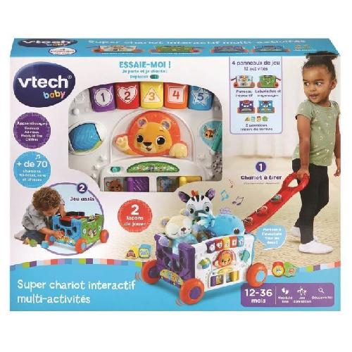 Remorque - Chariot VTECH SUPER CHARIOT INTERACTIF MULTI-ACTIVITÉS