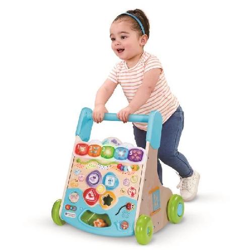 Porteur - Pousseur VTECH SUPER TROTTEUR NATURE INTERACTIF (JOUET AVEC PARTIE BOIS CERTIFIE FSC)