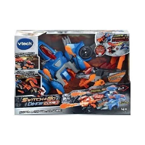 Figurine Miniature - Personnage Miniature VTECH SWITCH & GO COMBO - SUPER SPINO-DACTYL 2 EN 1