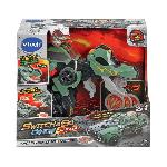 Figurine Miniature - Personnage Miniature VTECH - Switch & Go Dinos Lanceur - Tyram. Super T-Rex Lance Flammes