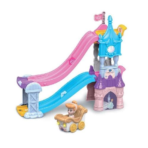 Vehicule Pour Circuit Miniature VTECH TUT TUT BOLIDES DISNEY PRINCESSES - CHATEAU - TOBOGGAN ENCHANTE -+ LE CARROSSE MARIAGE ENCHANTE DE CENDRILLON-