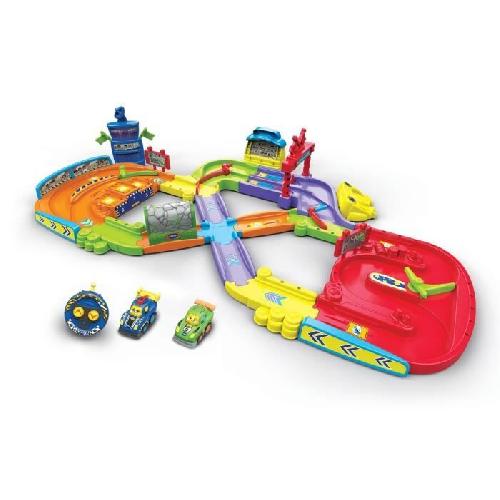 Vehicule Pour Circuit Miniature VTECH TUT TUT BOLIDES - MON PREMIER CIRCUIT TELECOMMANDE -+ SIMON SUPER CHAMPION - LEO BOLIDE TURBO-