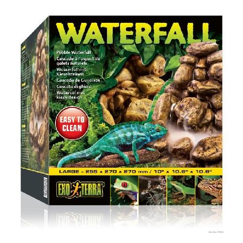 Plante D'aquarium - Vivarium - Terrarium - Decoration Vegetale - Substrat - Racine - Bois Waterfall Cascade - EXO TERRA - Grand - Pour lezard - Augmente l'humidite - Apparence naturelle
