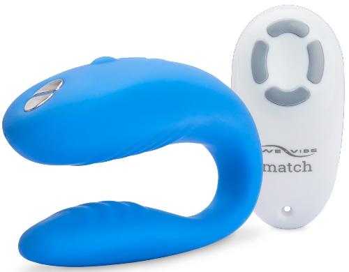 Stimulateurs externes We-Vibe Match Stimulateur vibrant 8.6 x 9.8 x 11 cm - Bleu