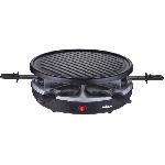 WEASY LUGA60 - Appareil a raclette et grill 4 personnes - 900W - Revetement anti-adhesif - 30x30cm - Plaque amovible