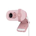 Webcam Webcam - Full HD 1080p - LOGITECH - Brio 100 - Microphone integre - Rose - -960-001623-