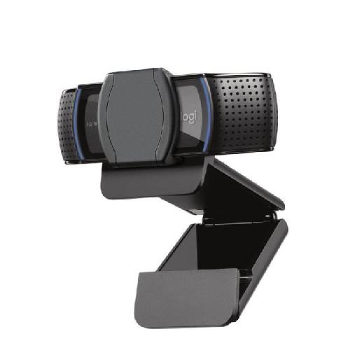 Webcam HD - Logitech - C920S Pro - USB avec microphone stéréo intégré - Noir