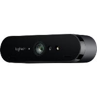 Webcam LOGITECH - Webcam BRIO STREAM - 90 fps - USB 3.0 - 13 Mégapixels Interpolé(s) - Vidéo 4096 x 2160 - Autofocus - Microphone
