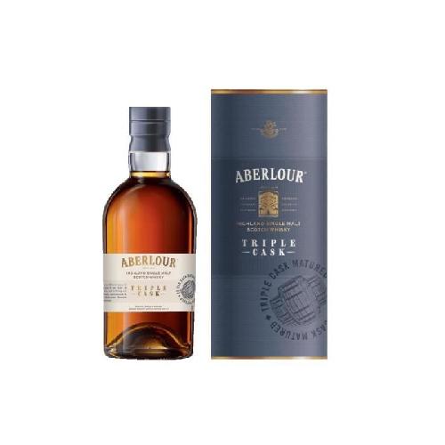 Whisky Bourbon Scotch Whisky Aberlour Triple Cask - Highland Single malt whisky - Ecosse - 40vol - 70cl sous etui