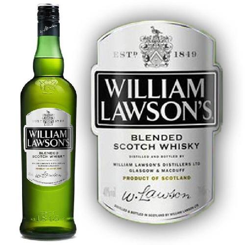 Whisky Bourbon Scotch Whisky William Lawson's - Blended whisky - Ecosse - 40%vol - 70cl