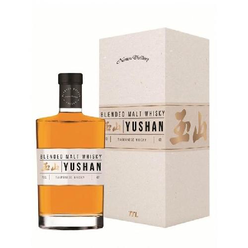 Whisky Bourbon Scotch Whisky Yushan - Blended malt whisky - Taiwan - 40%vol - 70cl sous étui
