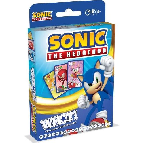 Jeu De Societe - Jeu De Plateau Whot! Sonic the Hedgehog - Jeu de cartes - WINNING MOVES - Jeu de cartes aux couleurs de Sonic pour toute la famille.