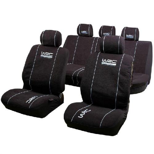 Housse De Siege - Couvre Siege WRC Set de Housses Universelles Noir