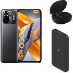 Smartphone XIAOMI POCO M5S 128Go 4G Noir + Redmi Buds 4 Lite + MI POWER REDMI