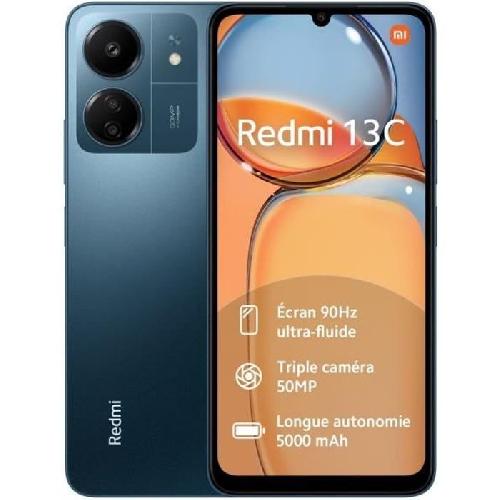 Smartphone XIAOMI - REDMI 13C - 128Go - Bleu marine