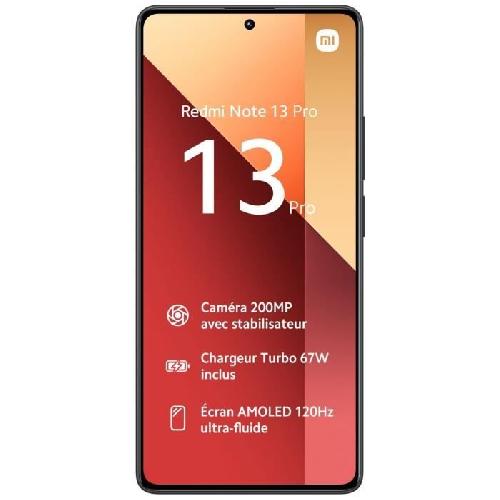 Smartphone XIAOMI - Redmi Note 13 Pro - 512Go - Noir minuit