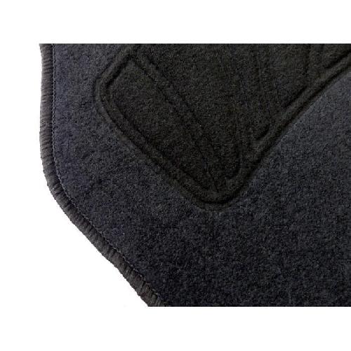 Tapis De Sol XLPT Tapis avant-arriere PVC x4 noir