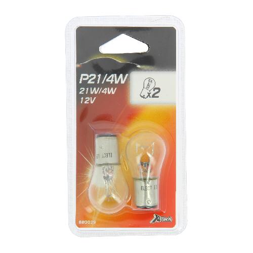 Ampoule - Eclairage Tableau De Bord XLTECH 2 ampoules Poirettes P21-4W 12V 21-4W