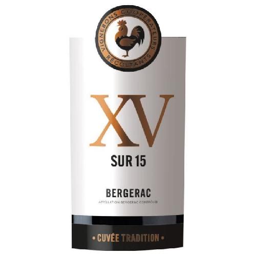 Xv Sur 15 Cuvée Tradition 2020 AOP Bergerac - Vin rouge du Sud Ouest
