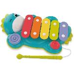 Cle Eveil Xylophone Bebe Clementoni - Xylodino - Jouet Musical Dinosaure - 5 Lames Colorees