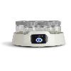 Yaourtiere - Fromagere LIVOO - Yaourtiere - DOP180G - 14 pots en verre avec couvercle a visser  -  Capacité par pot : 170ml