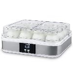 Yaourtiere - Fromagere Yaourtiere HKoeNIG - ELY120 - Capacite 12 pots de 160ml - Programmable jusqu'a 15h - 15W