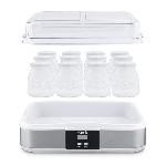 Yaourtiere - Fromagere Yaourtiere HKoeNIG - ELY120 - Capacite 12 pots de 160ml - Programmable jusqu'a 15h - 15W